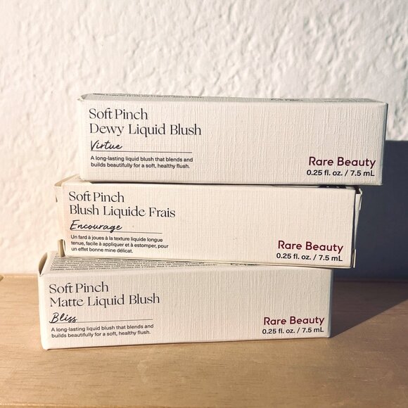 Rare Beauty Soft Pinch Liquid Blush [Virtue, Encourage, Bliss] LOT of 3